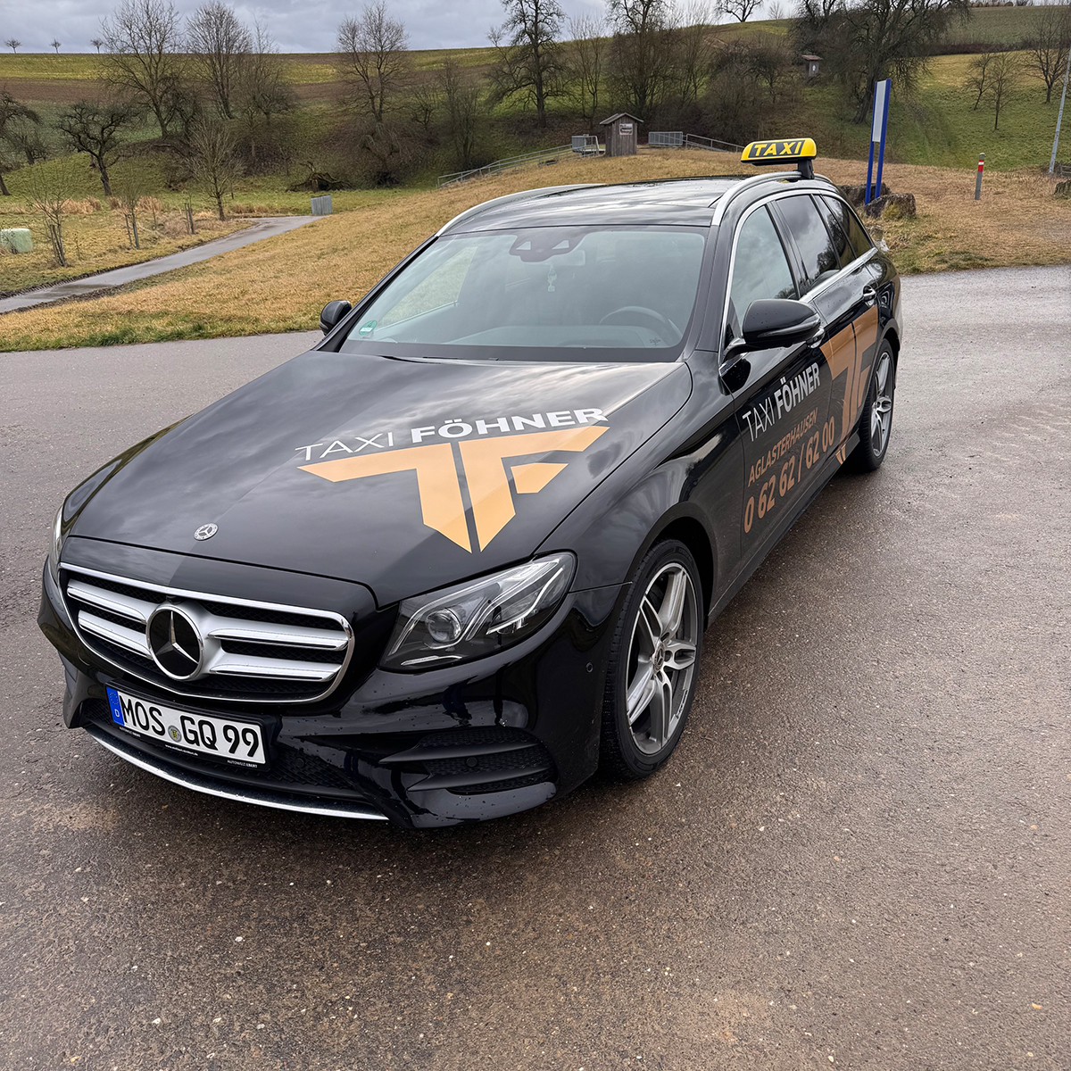 Taxi auf der Strasse